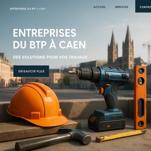 Création site internet Caen pour les entreprises du BTP