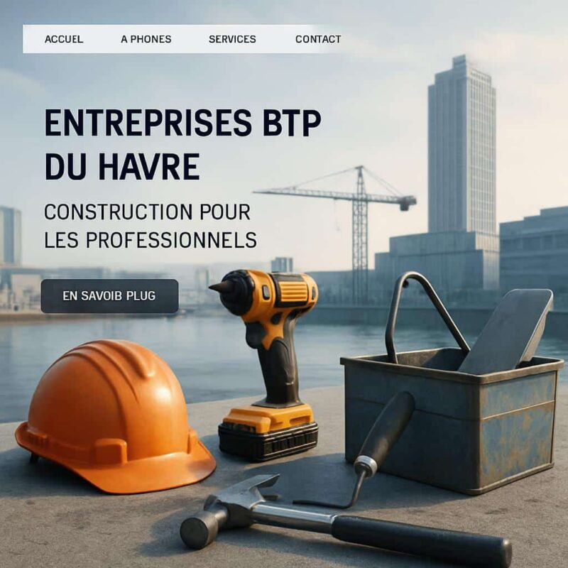 Lire la suite à propos de l’article Création site internet Le Havre pour BTP – Visibilité et Performance