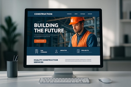 développement web BTP création site responsive design medium