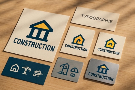 Principaux éléments d'une charte graphique pour entreprise BTP