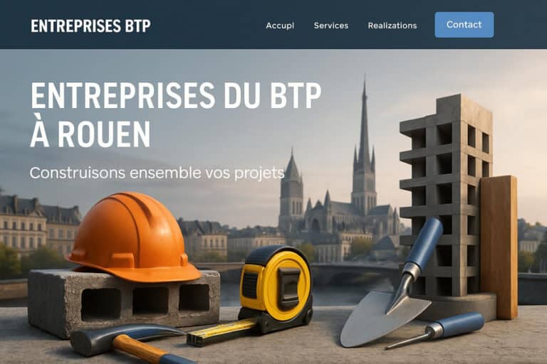 Lire la suite à propos de l’article Création site web Rouen pour entreprises du BTP | Solutions digitales experts