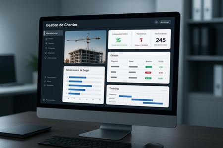 gestion de chantier automatisée logiciel BTP écran ordinateur