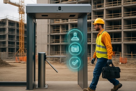 gestion permissions intelligente acces batiment btp