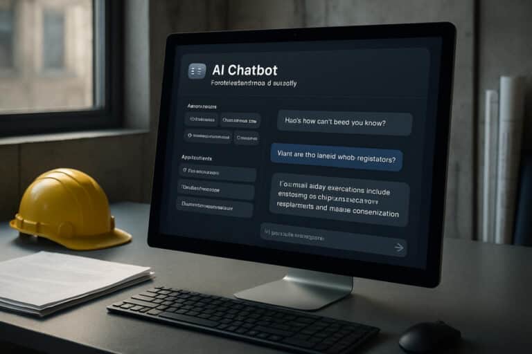 Lire la suite à propos de l’article Création Chatbot sur mesure IA : solution BTP performante