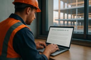 Lire la suite à propos de l’article Rédaction article automatique IA pour BTP : Boostez votre trafic