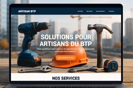 Optimisation SEO pour site d'artisan du BTP