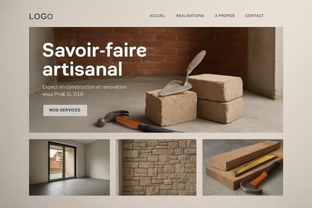 site internet bâtiment pour PME du BTP valorisation savoir-faire