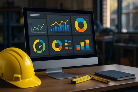 Tableau de bord SEO BTP avec KPI pour suivre le référencement sur Google