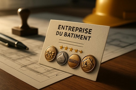 fiche annuaire bâtiment optimisée pour PME du BTP avec avis et labels