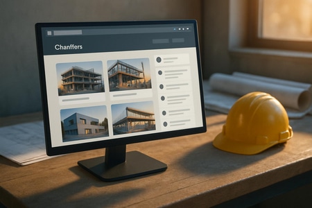 Site web communautaire BTP pour échanges chantiers, base de connaissances et support clients