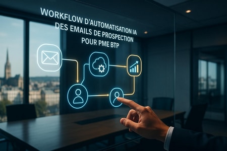 Workflow d’automatisation IA des emails de prospection pour PME BTP à Rouen