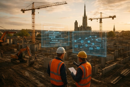 Planification de chantier BTP optimisée par l’intelligence artificielle à Rouen taille medium
