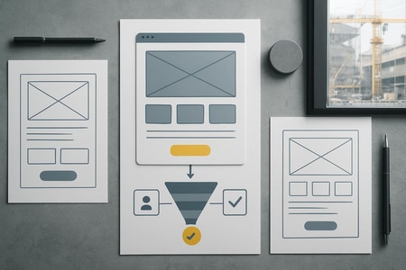 structure site vitrine BTP Rouen orientee conversion et seo