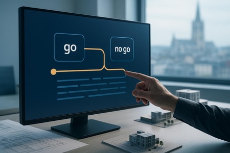 Système IA go no go appels d'offres BTP Rouen pour filtrer les dossiers non rentables