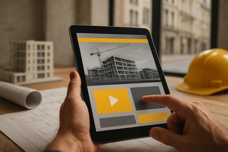 Structure de site internet BTP à Rouen orientée conversion et demandes de devis