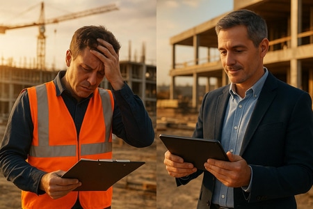 Comparatif gains scoring prospects IA BTP Normandie