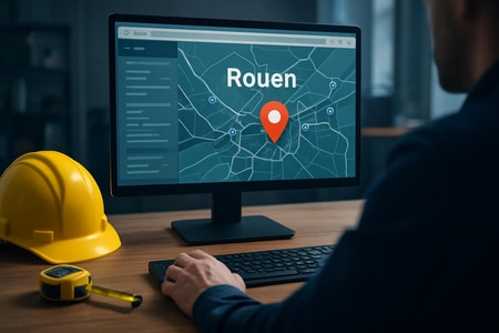 Webmaster Rouen création site BTP optimisé pour le SEO local